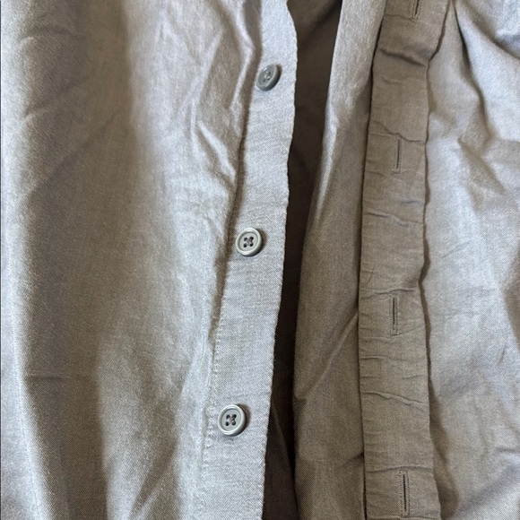 Express Men's Gray Button-Up - Picture 4 of 4